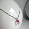 "Disco" Necklace - Pink