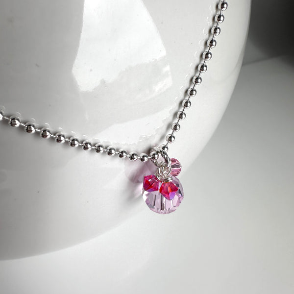 "Disco" Necklace - Pink