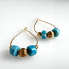 "Subtle Ring To It" Earrings - Turquoise