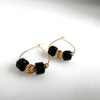 "Subtle Ring To It" Earrings - Black
