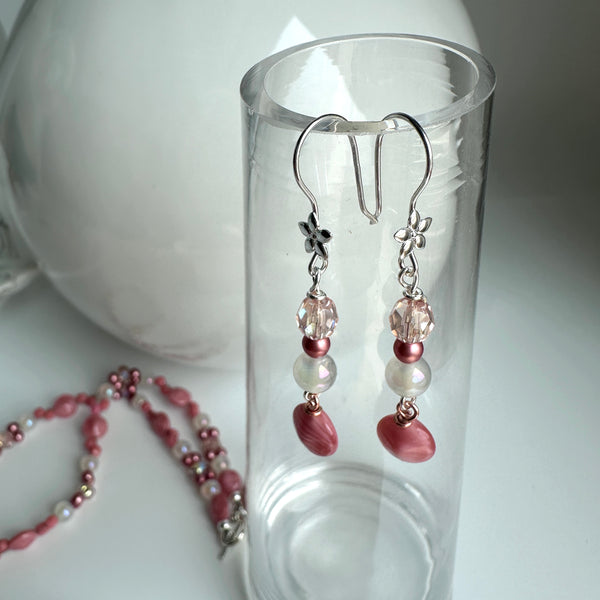 "Rosey Finch" Earrings