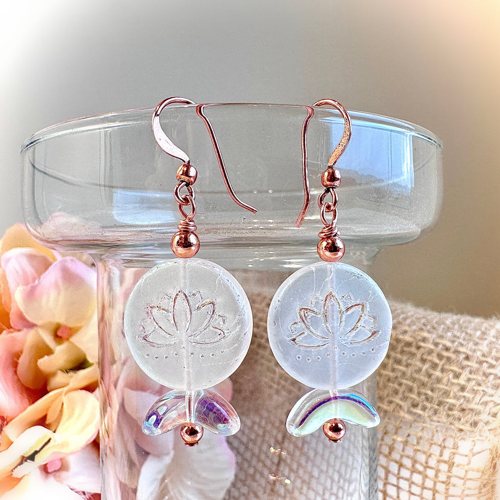 "Lotus Sparks" Earrings