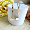 "Heart Strings" (white) Earrings