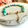 "Faith Drops" Bracelet - Turquoise