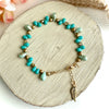 "Faith Drops" Bracelet - Turquoise