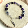 "Faith Drops" Bracelet - Lilac