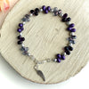 "Faith Drops" Bracelet - Lilac