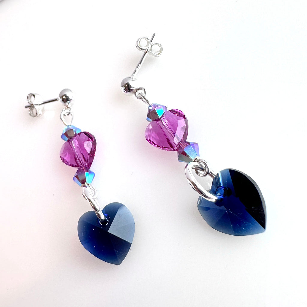 "Hearts on Fire" Earrings