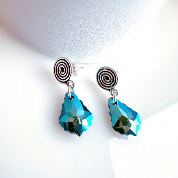 "Ocean By Night" Earrings