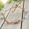"Love Connects Us" Bracelet - You are my sunshine (Crystal)