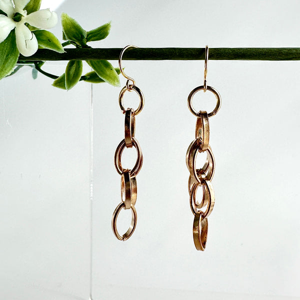 "Gold Links" Earrings
