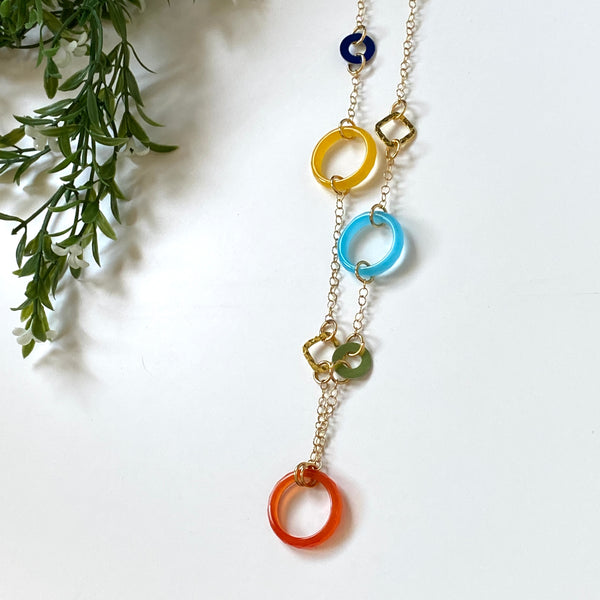 "It All Comes Full Circle" Necklace - Summer