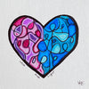 Mosaic Blues Heart