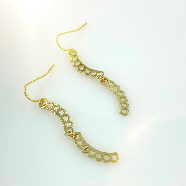 "Golden Lining” Earrings