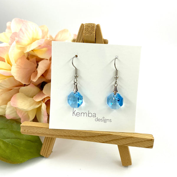 "Stare Me Blue" Earrings