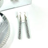 "Glamour & Glitz" (Silver) Earrings