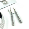 "Glamour & Glitz" (Silver) Earrings
