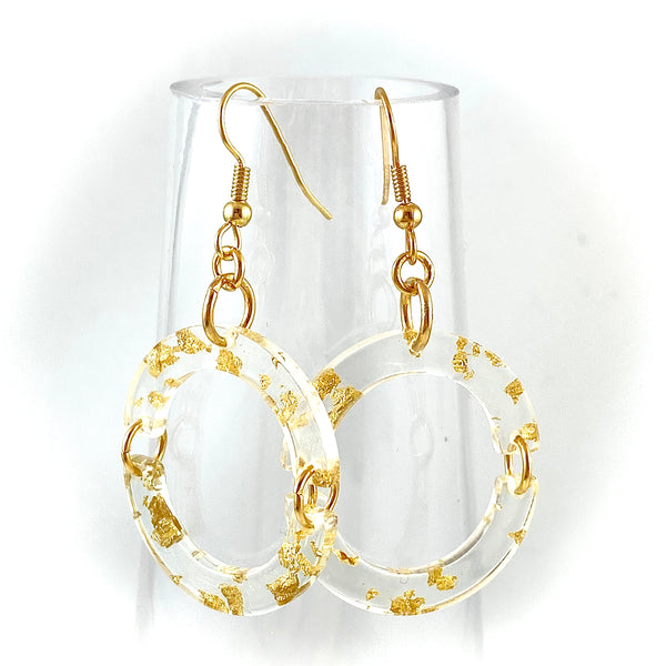 "Flecks of Gold" Earrings