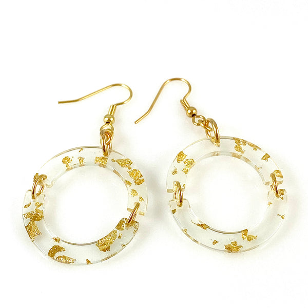 "Flecks of Gold" Earrings