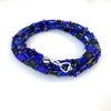 "Tile Wrap" Bracelet - Midnight Blue