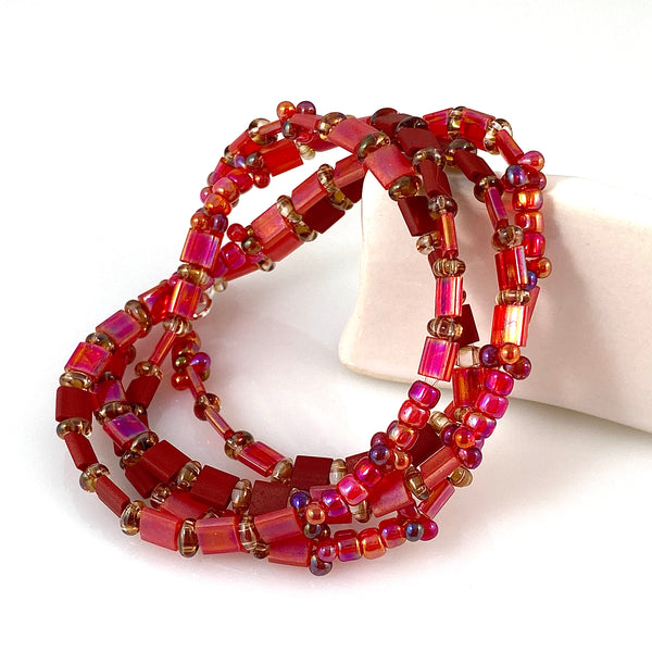 "Tile Wrap" Bracelet - Rougie