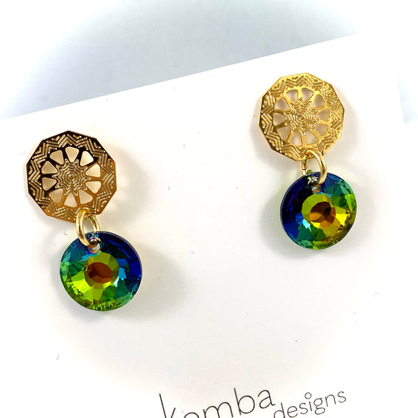 "Light Bright 4" Earrings (Rainbow)