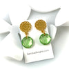 "Light Bright 2" Earrings (Green)