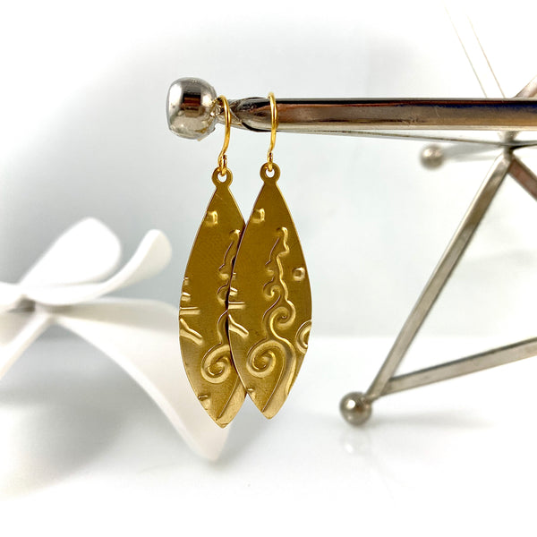 "Golden Spear" Earrings