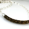 "Crystal Candy" (Black Gold) Necklace