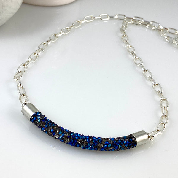 "Crystal Candy" (Midnight) Necklace