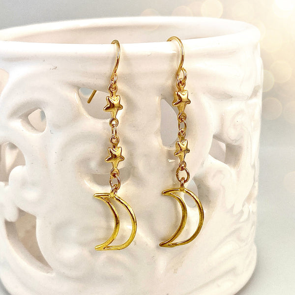 "To the Moon" Earrings