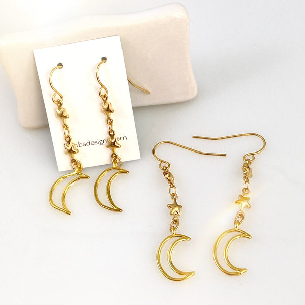 "To the Moon" Earrings