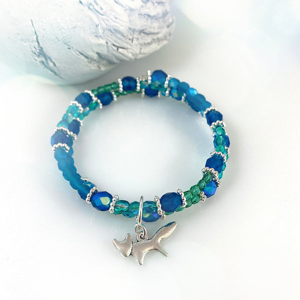 "Foxy" - Aqua Bracelet