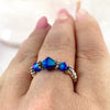 "Glitter Me" (Indigo) Ring