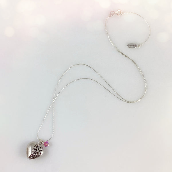 "I Love You" Silver Necklace