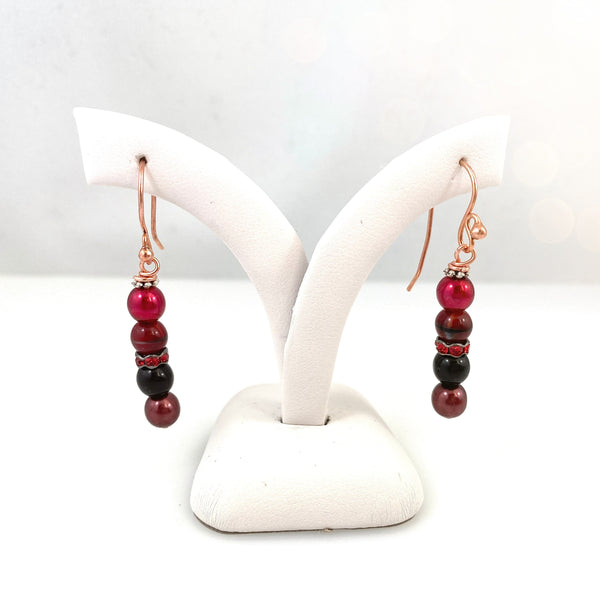 "Classical" Necklace Set (Ruby)