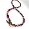 "Classical" Necklace Set (Ruby)