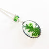 "Lost  Garden" Pendant Necklace (Green)