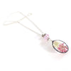 "Lost  Garden" Pendant Necklace (Pink)