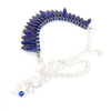 "Fanned Out" Necklace (Blue)