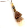 "Duster Tassel" Necklace (Natural)