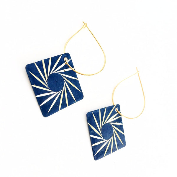 "Patina Sun" Earrings