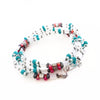"Glass Tile" Wrap Bracelet (Jingle Bells)