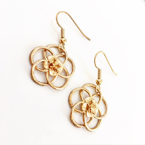 "Spiral Bloom" Earrings
