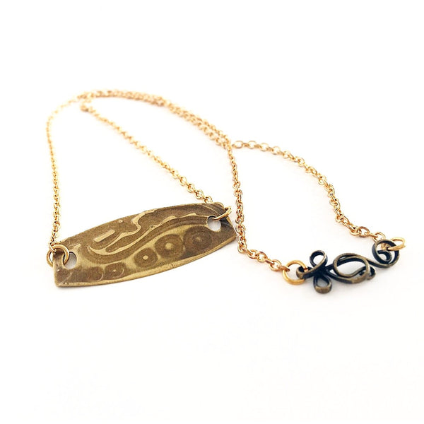 "Fern Print" Necklace