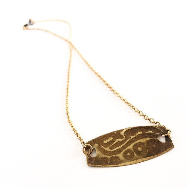 "Fern Print" Necklace