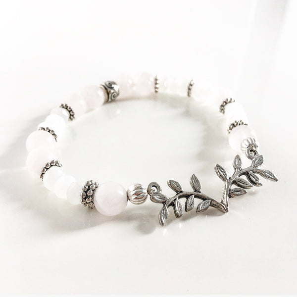 "Branched Out" Bracelets (White)