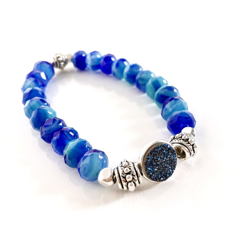 "Druzy Dream" Bracelet (Azul)