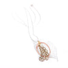"Shimmer Leaf" Pendant Necklaces (Fern)