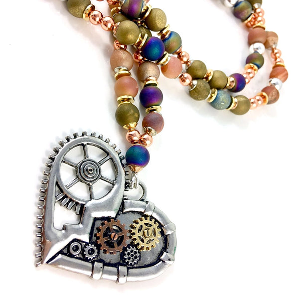 "Geared for Love" Necklace